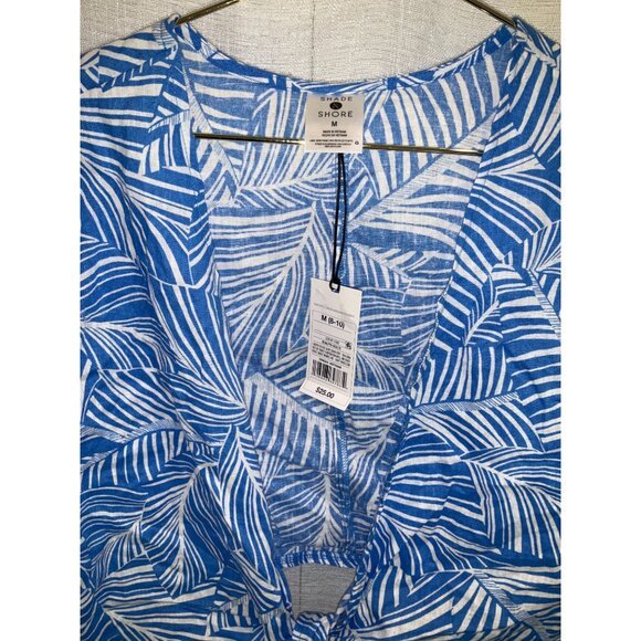 Shade & Shore Kimono Swim cover Up tie front NEW size Medium 8-10 - Picture 4 of 4